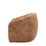 Atella Leather Tub Chair | Antique Tan