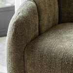 Atella Tufted Tub Chair | Moss Green