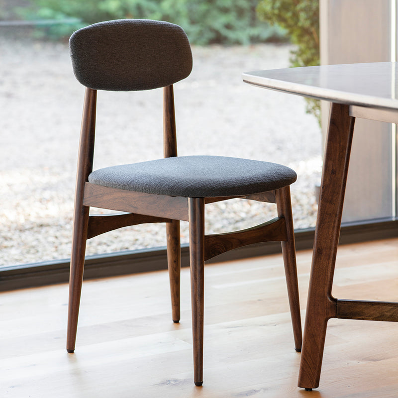 Barcelona Mid-Century Dining Chairs | Grey | Set of 2