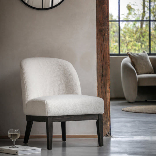 Bardfield Upholstered Occasional Chair | Vanilla