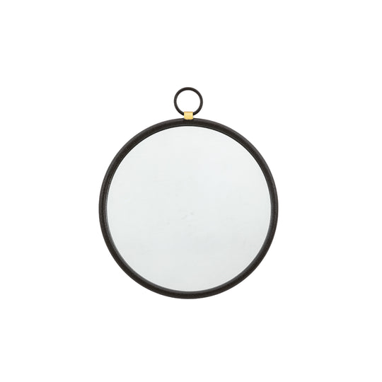 Bayswater Round Mirror | Black | 47cm