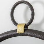 Bayswater Round Mirror | Black | 47cm