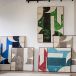 'Betong' Abstract Framed Canvas | 120cm