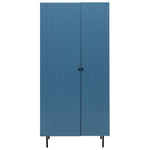 Buckhurst Scalloped 2 Door Wardrobe | Blue