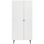 Buckhurst Scalloped 2 Door Wardrobe | White