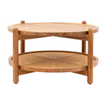 Cannes Rattan Coffee Table | Natural Mango Wood