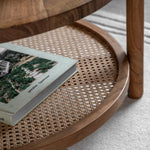 Cannes Rattan Coffee Table | Natural Mango Wood