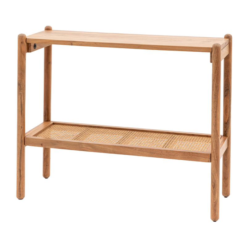 Cannes Rattan Console Table | Natural Acacia