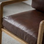 Cortona Retro Leather Armchair | Antique Brown