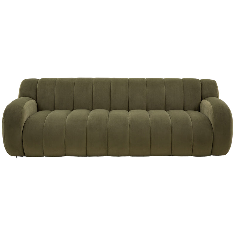 Coste Retro 3 Seat Sofa | Moss Green