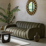 Coste Retro 3 Seat Sofa | Moss Green