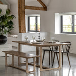 Craft Oak Dining Table | Smoked