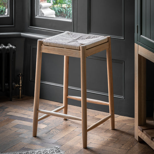 Eton Farmhouse Rope Stool | Natural