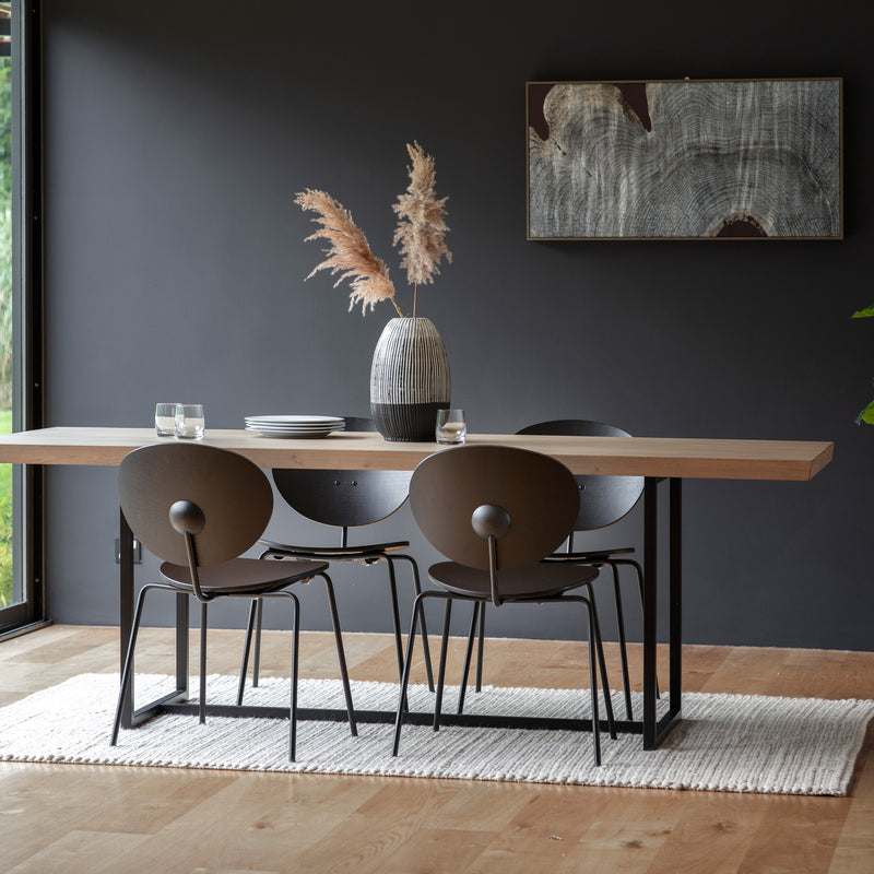 Forden Mid-Century Dining Table | Grey