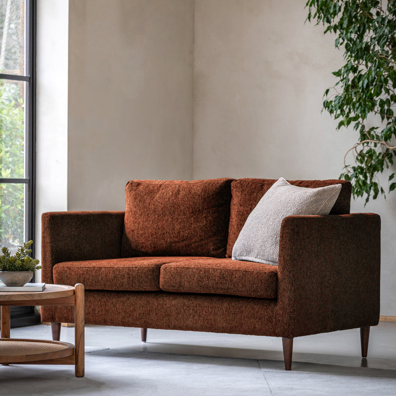 Gateford Upholstered 2 Seat Sofa | Rust