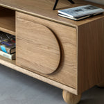 Geo Retro Media Unit | Natural