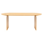 Geo Retro Oval Dining Table | Natural