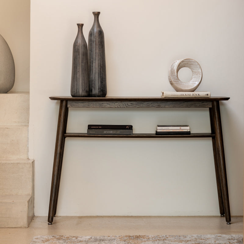 Hatfield Console Table | Smoked Oak