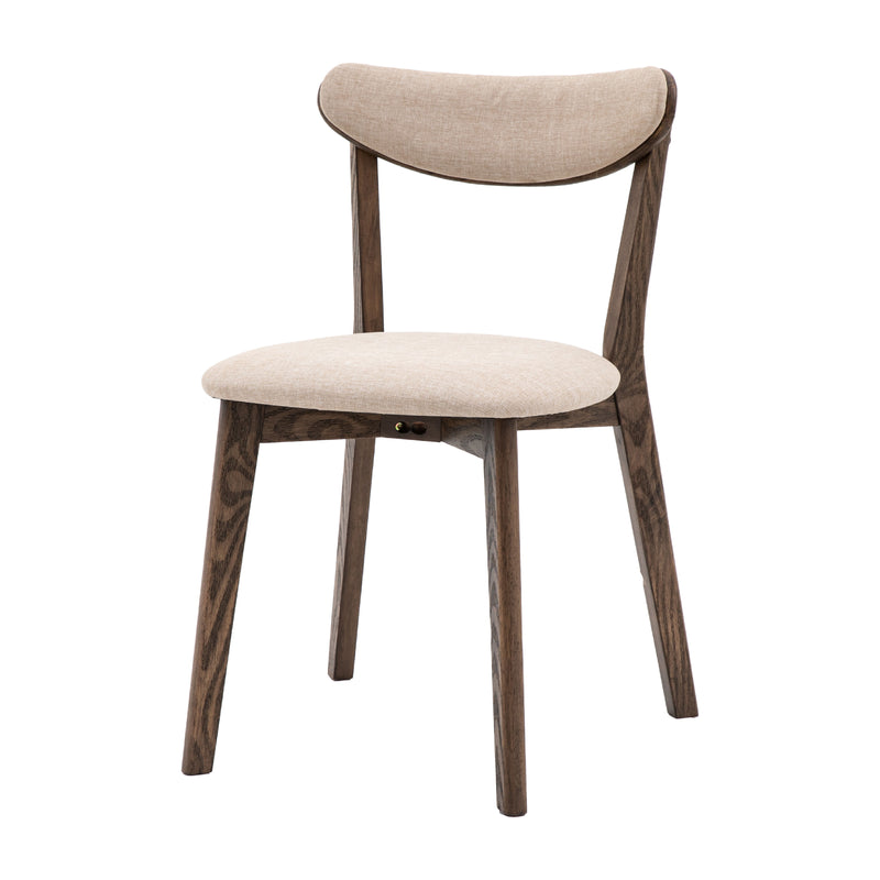 Hatfield Retro Dining Chairs | Smoked Oak | Set of 2