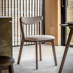 Hatfield Retro Dining Chairs | Smoked Oak | Set of 2