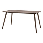 Hatfield Retro Rectangular Dining Table | Smoked Oak