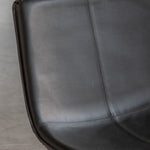 Hawking Faux Leather Lounge Chair | Charcoal Black