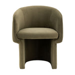 Holm Retro Tub Dining Chair | Moss Green