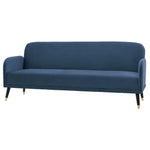 Holt 3 Seat Sofa Bed | Cyan Blue