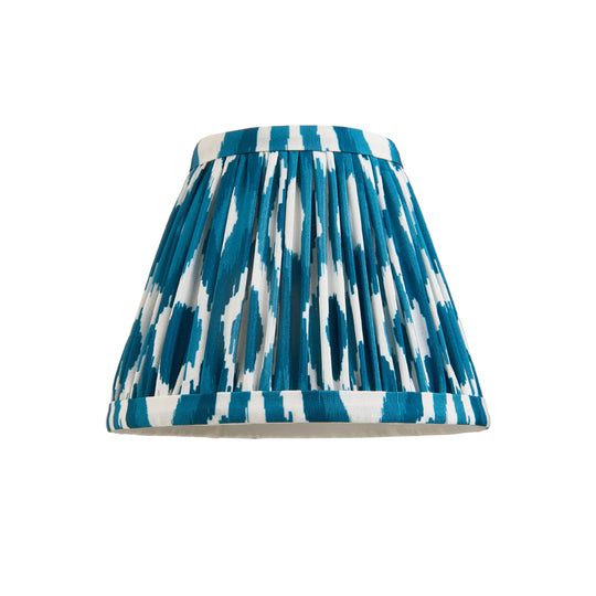 Ikat Fabric Shade | Marlin Blue