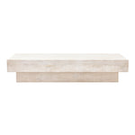 Iowa Rustic Coffee Table | Whitewash Mango Wood