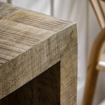 Iowa Rustic Mango Wood Console | Natural
