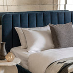 Kensington Velvet Bed Frame | Indigo