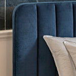 Kensington Velvet Bed Frame | Indigo