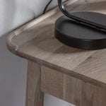 Kingham Rustic 1 Drawer Desk | Grey Oak