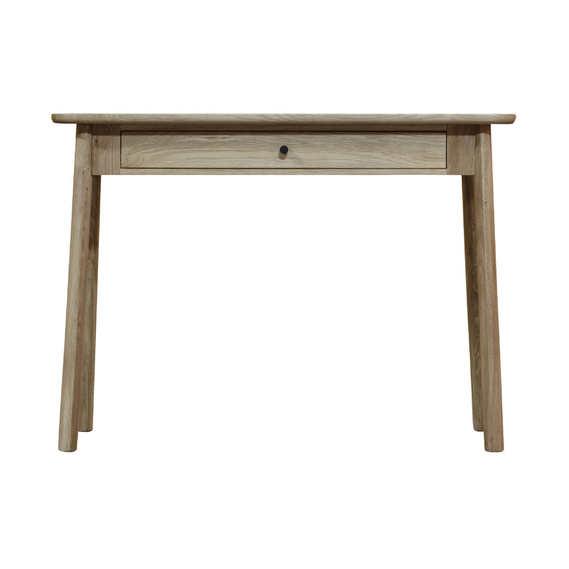 Kingham Rustic 1 Drawer Desk | Grey Oak