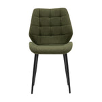 Manford Mid-Century Dining Chairs | Bottle Green | Set of 2