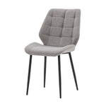 Manford Mid-Century Dining Chairs | Light Grey | Set of 2