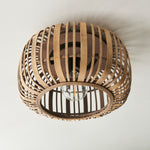 Mathias Bamboo Cage Ceiling Light | Natural
