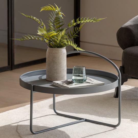 Melbury Handle Coffee Table | Grey