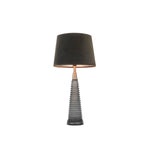 Naia Ribbed Table Light | Grey/Mocha