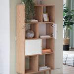 Newbury Bauhaus Display Unit | White/Natural