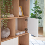 Newbury Bauhaus Display Unit | White/Natural