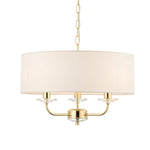 Nixon Pendant Light | Brass/Vintage White | Small