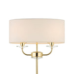 Nixon Table Lamp | Brass/Vintage White