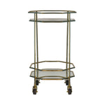 Ockendon Octagonal Drinks Trolley | Gold