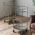 Ockendon Octagonal Drinks Trolley | Gold