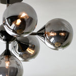 Oscar 6 Bulb Ceiling Light | Black/Smoked