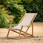 Outdoor Creta Deck Chair | Pink Stripe