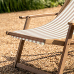 Outdoor Creta Deck Chair | Pink Stripe