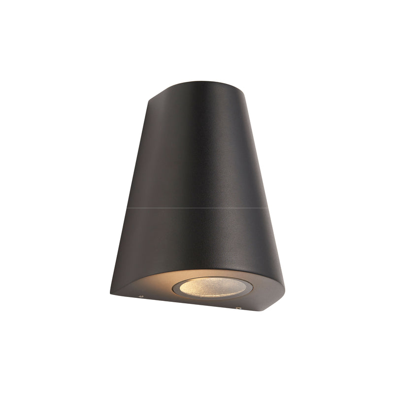 Outdoor Helm Wall Light | Black | 16cm